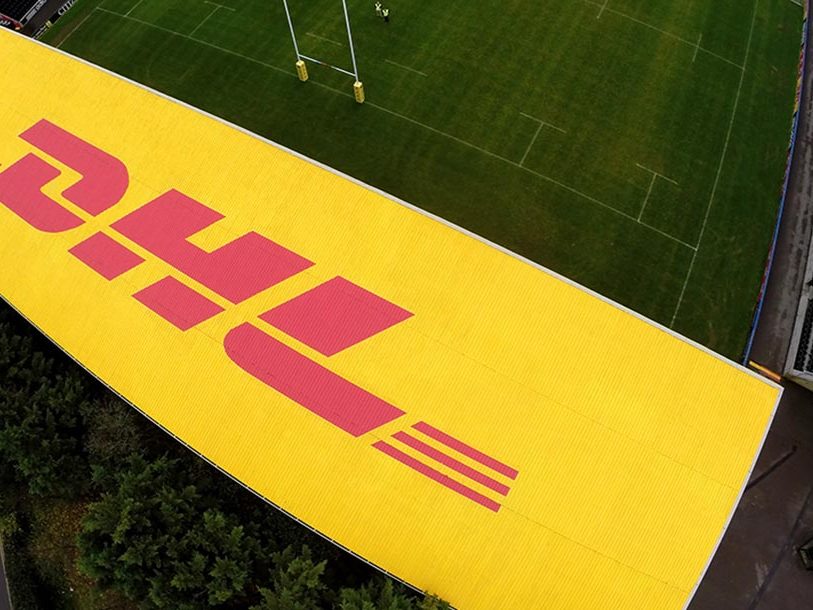 Venue Exteriors Roof Branding DHL The Stoop