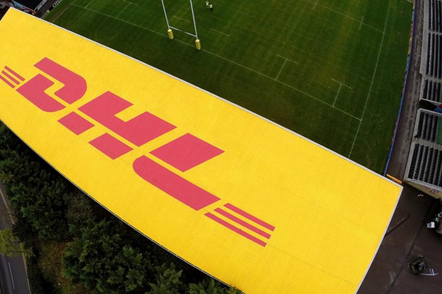 Venue Exteriors Roof Branding DHL The Stoop