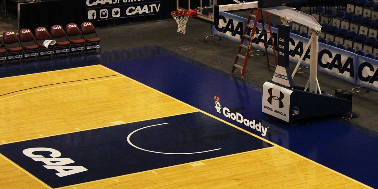 3D Court Graphics CAA GoDaddy