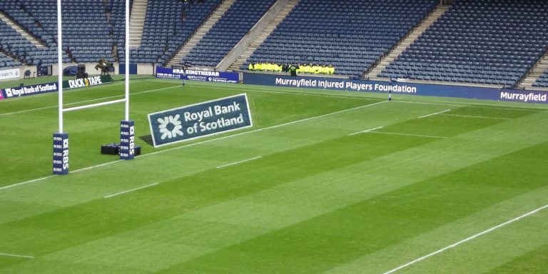 3D Painted Logos RBS Murrayfield