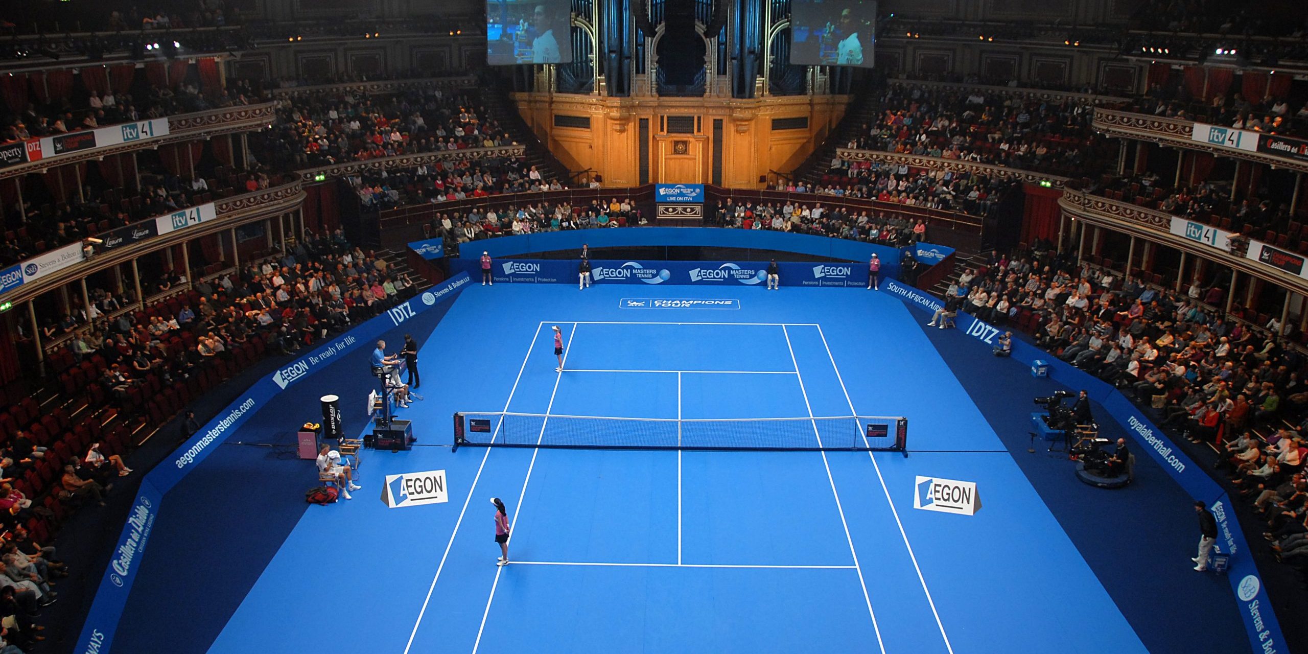 3D Court Graphics Aegon Tennis