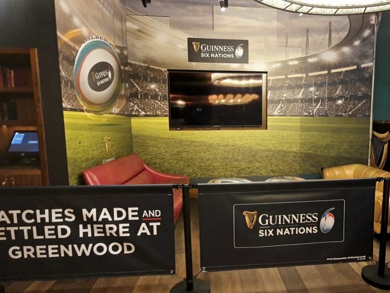 Bars and Concessions Branding Greenwood Pub Best Seat