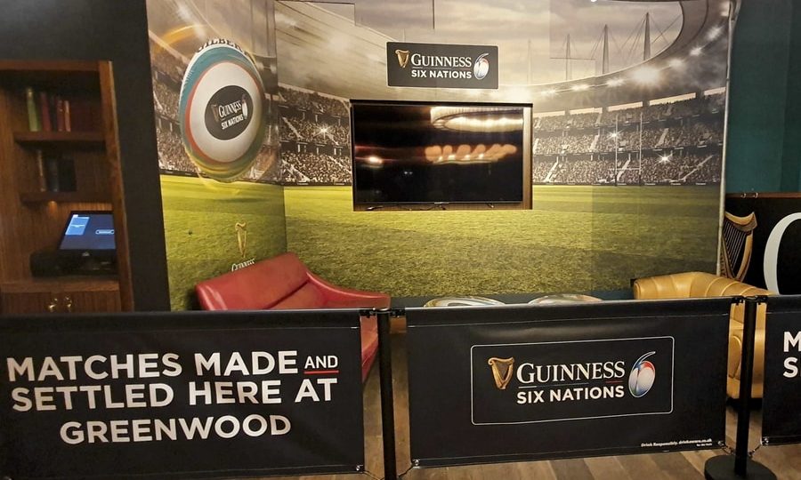 Bars and Concessions Branding Greenwood Pub Best Seat