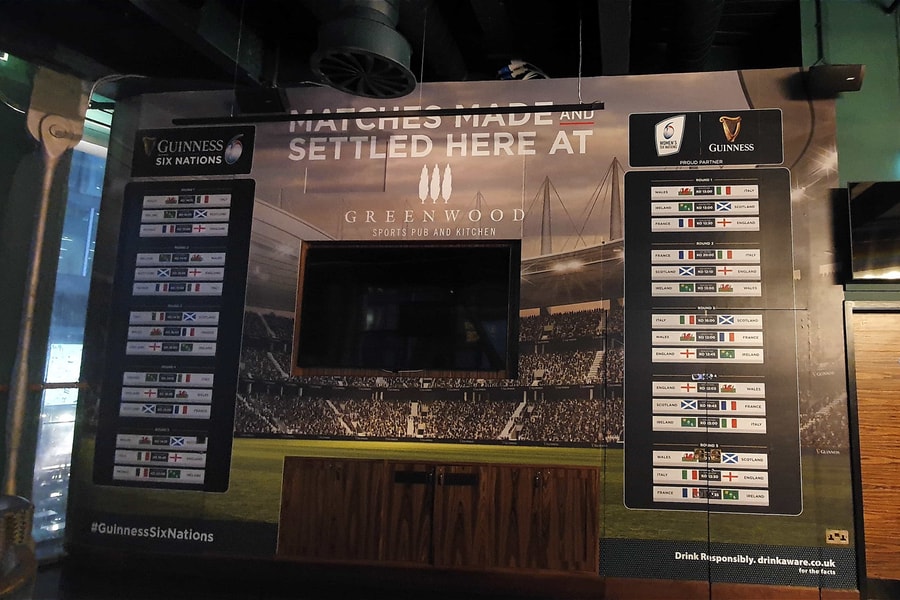 Bars and Concessions Branding Greenwood Pub