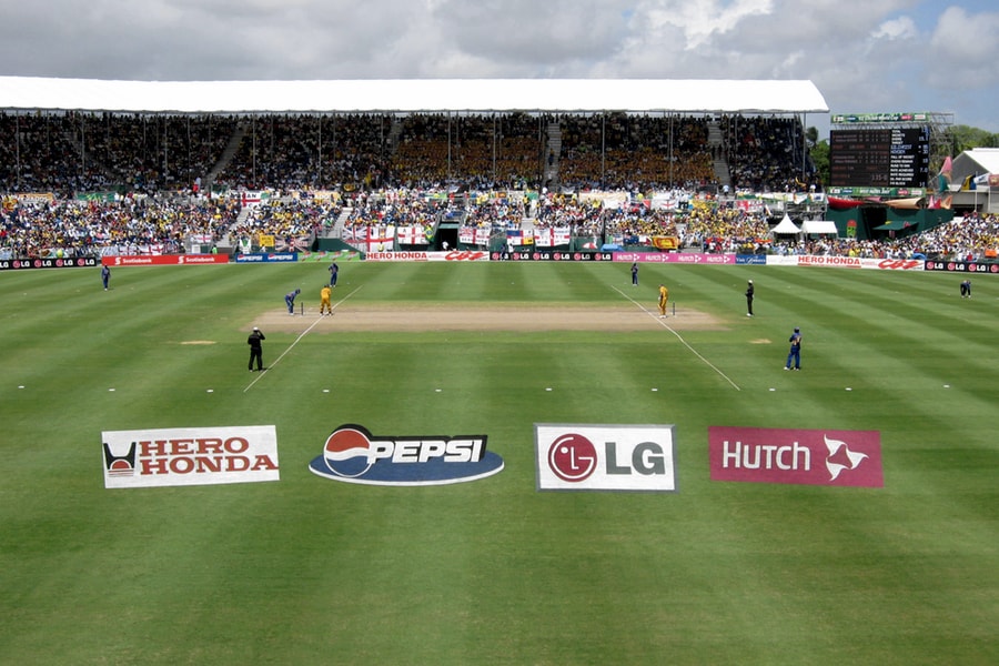 3D Painted Logos Cricket World Cup