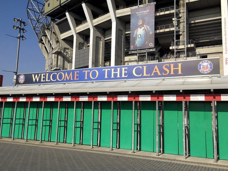 Stadium Exteriors The Clash Gates Branding Detail