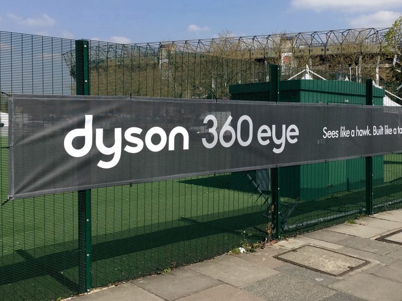 Stadium Exteriors The Clash Super Wide Banners Dyson Mesh