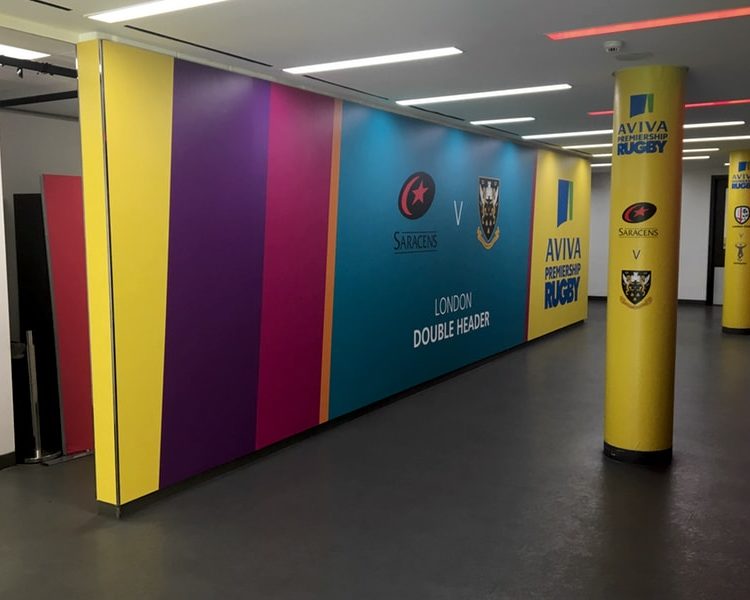 Tunnels & Dressing Rooms Premiership Rugby London Double Header