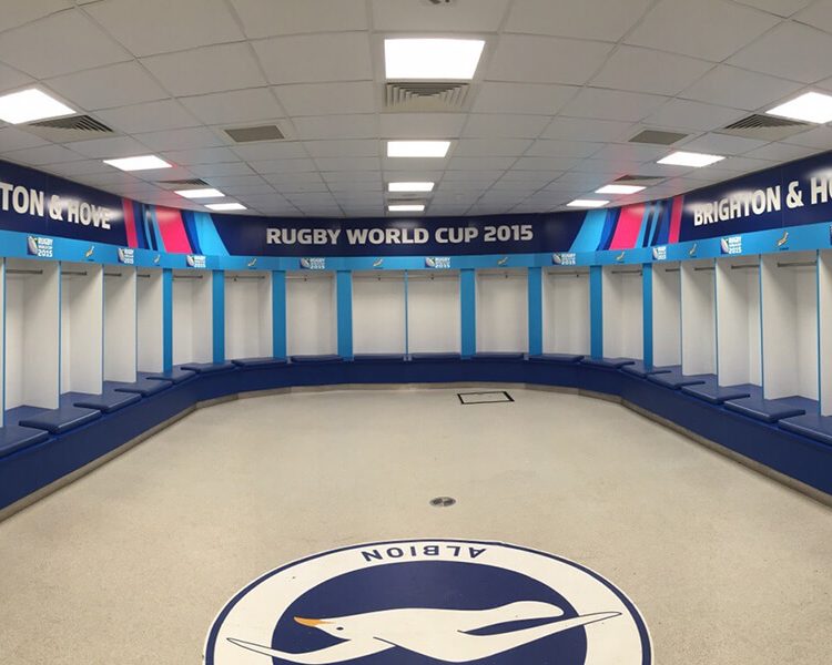Tunnels & Dressing Room Rugby World Cup Brighton