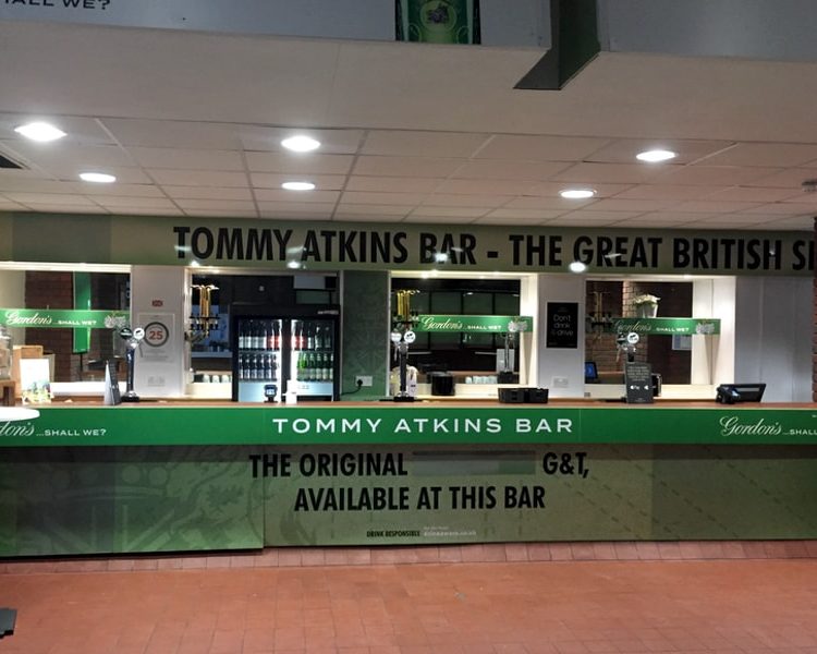 Bar Branding Gordon's Bar Cheltenham