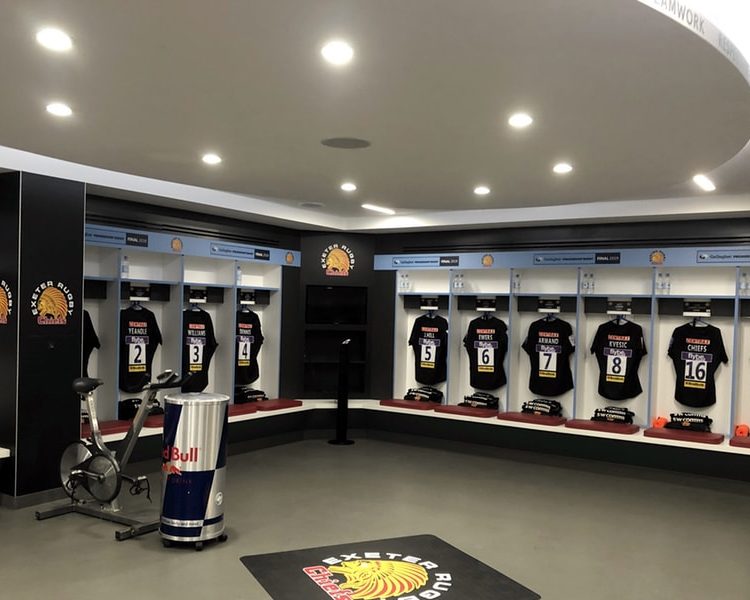 Tunnels & Dressing Rooms Premiership Rugby Final Exeter