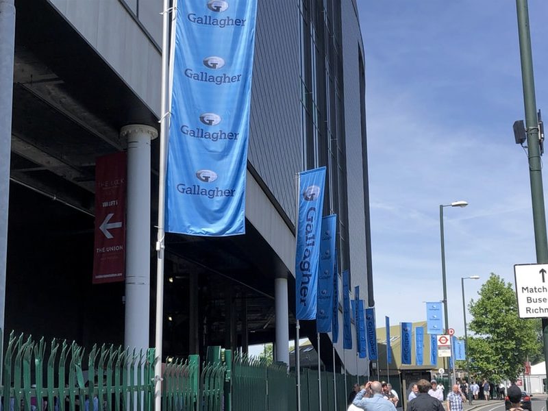 Stadium Exteriors Premiership Rugby Final Flags