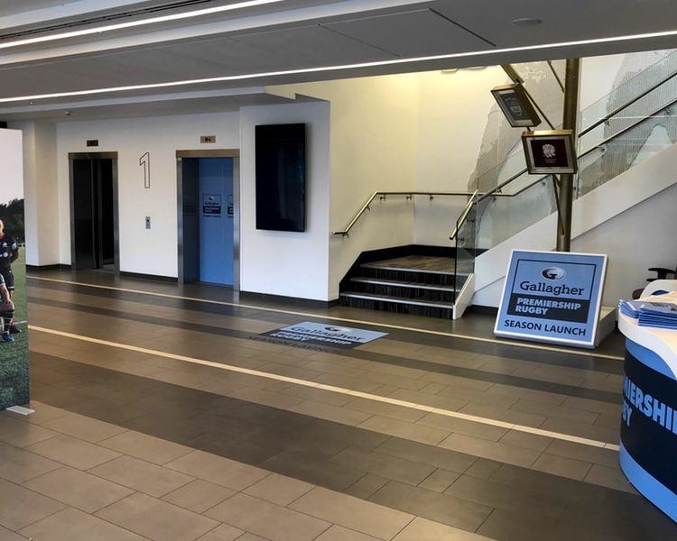 Event Branding Season Launch Aviva Premiership Reception