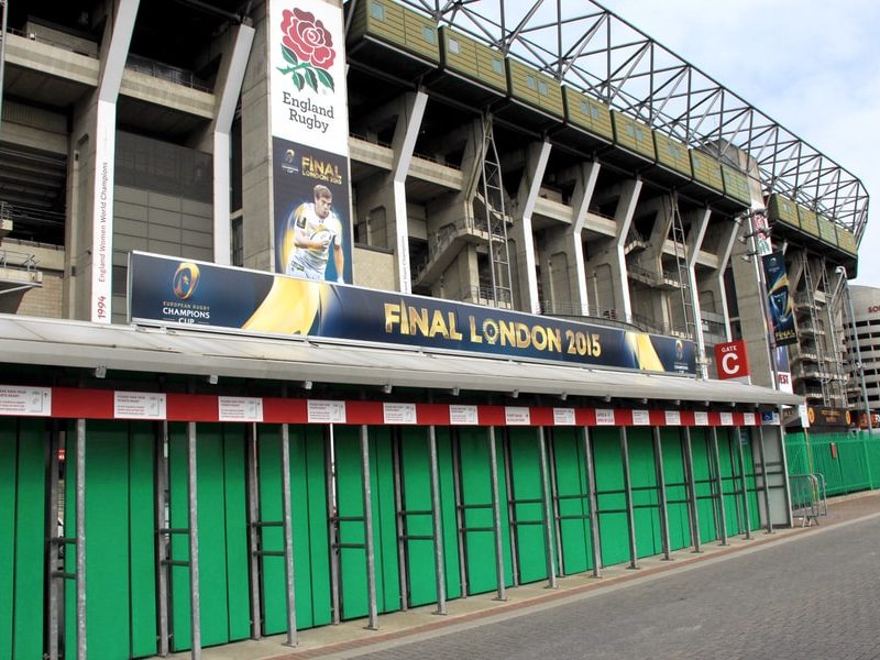 Stadium Exteriors Champions Cup Final Gates Branding