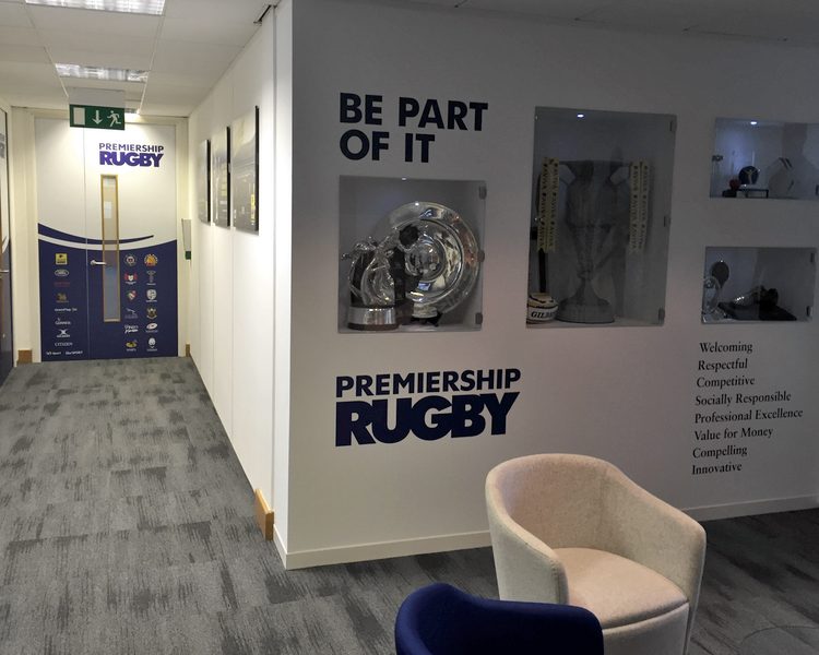 Stadium Hospitality Offices Premiership Rugby Wall Graphics