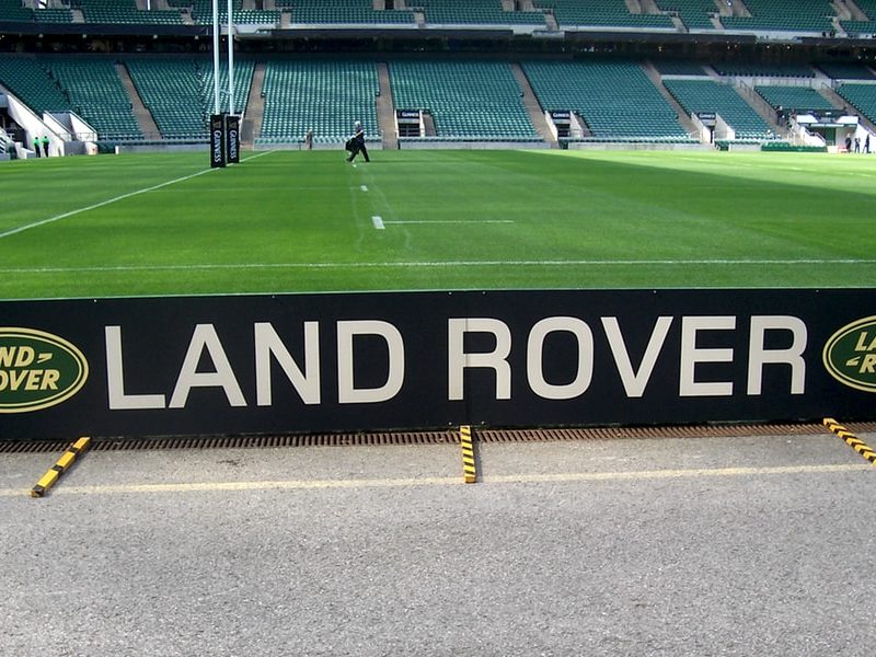 Perimeter Boards Twickenham Land Rover Back