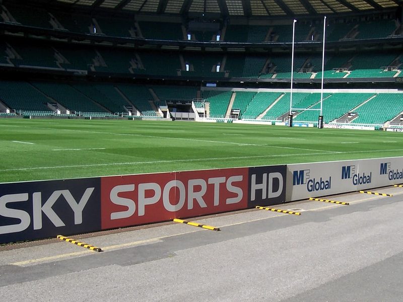 Perimeter Boards Twickenham Sky Sports Back