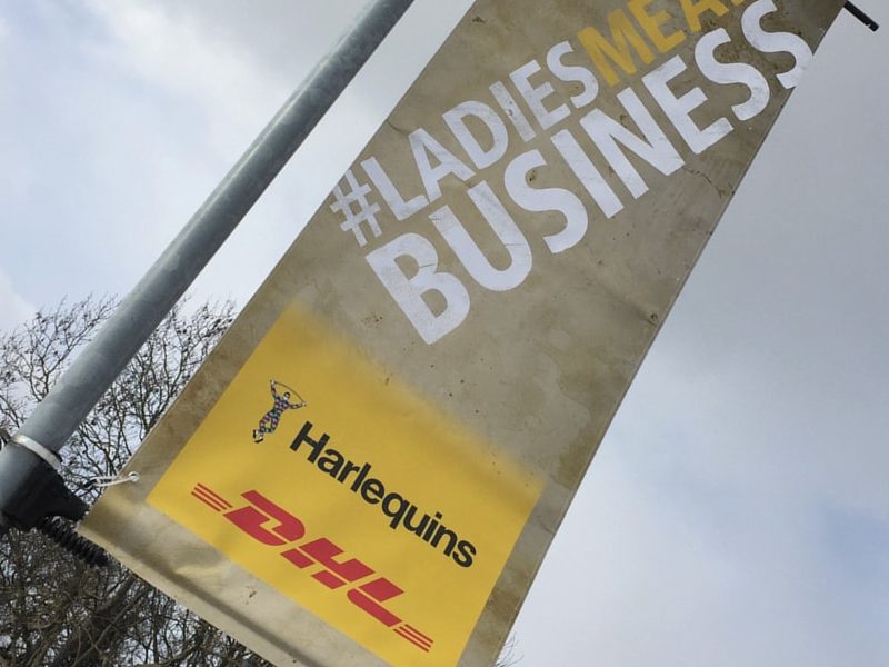 Stadium Exteriors Harlequins DHL Flags