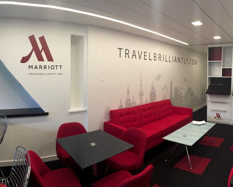 Stadium Hospitality Box Marriott Wall