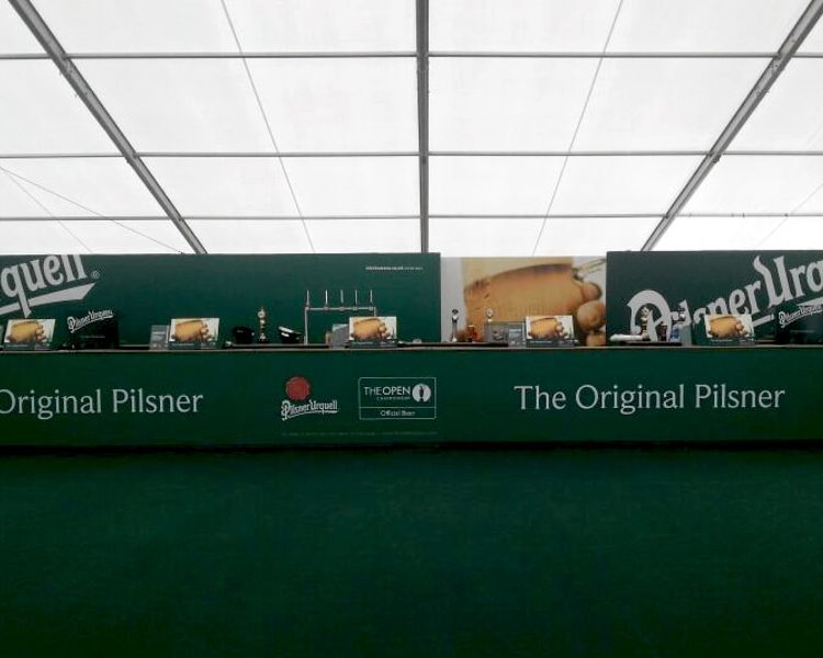 Bars and Concessions Branding Fan Village Pilsner Urquell