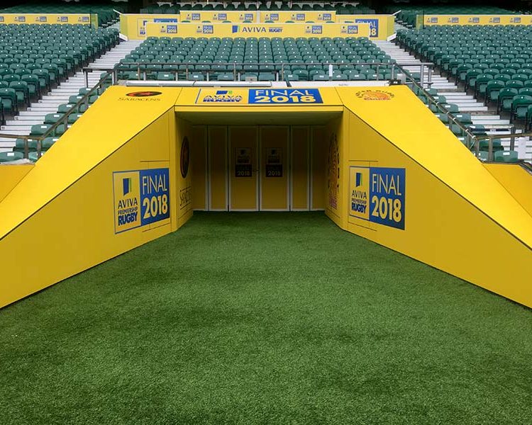 Tunnels & Dressing Rooms Aviva Premiership Final Players Entrance
