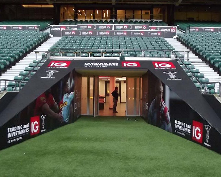 Tunnels & Dressing Rooms IG Harlequins Players Entrance