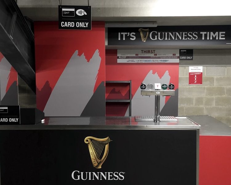 Bar Branding At Stadium Bar