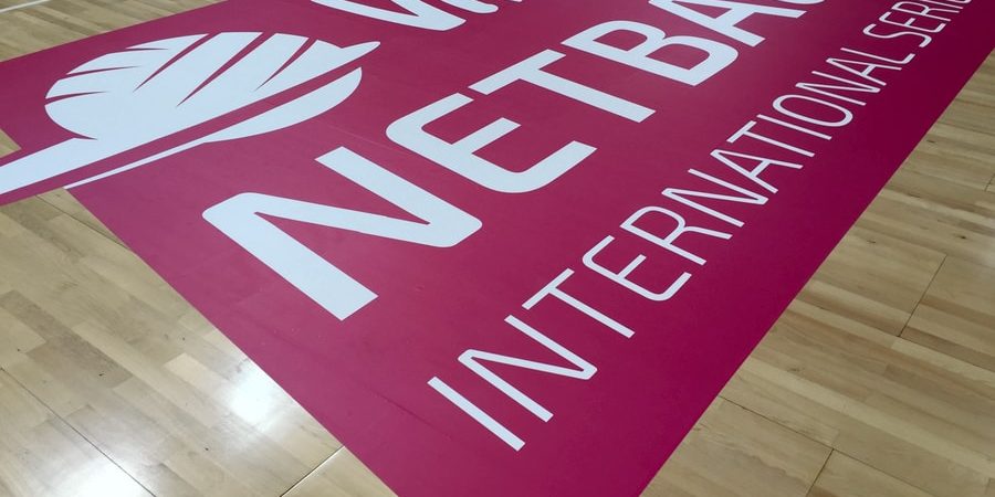 2D Court Graphics Vitality Netball