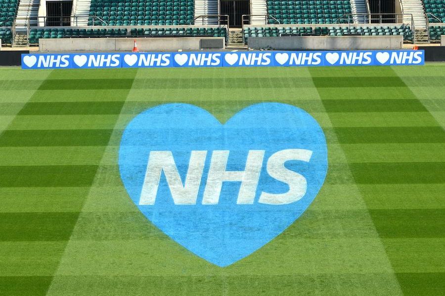 3D Painted Logos NHS Twickenham