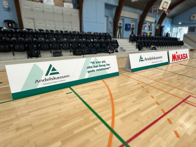 sponsor BackAds for indoor volleyball