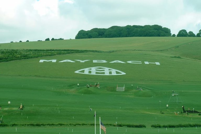Painted Grass Advertising Maybach