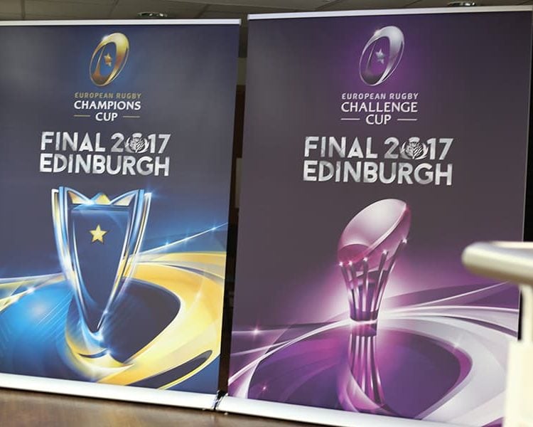 Portable Pop Up Banners Euro Rugby