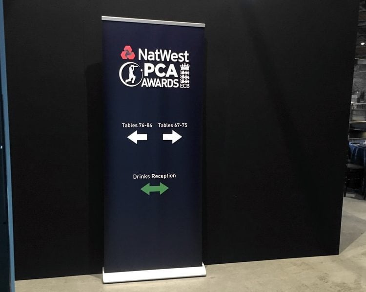 Portable Pop Up Banners Gala Dinner Event