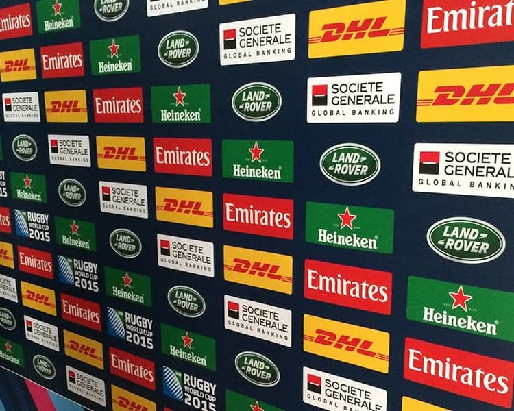 Portable Pop Up Banners Rugby World Cup Detail