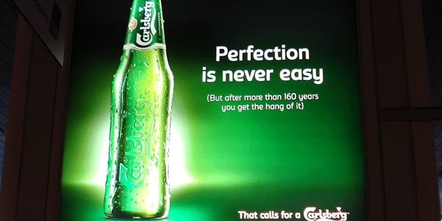 Printed Banners & Hoarding Carlsberg Backlit Advertising