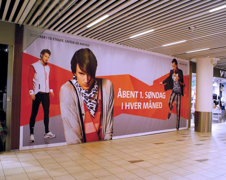 Printed Banners Shopping Mall