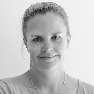 Samantha Legg greyscale portrait photo