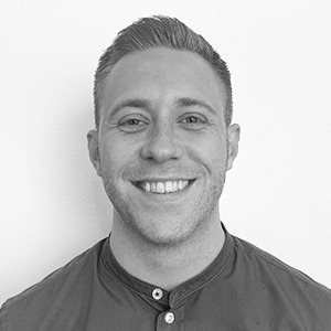 David Lindgaard greyscale portrait photo